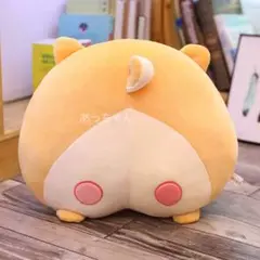 おしりどうぶつBIGクッション50cm ワンちゃん 犬 コーギー ぬいぐるみ新品