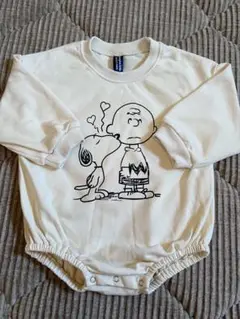 【美品】韓国子供服　Jessyca kids スヌーピー ロンパース 90cm