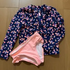 Carter's 花柄ラッシュガード 2T