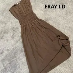 FRAY I.D ブラウン ノースリーブワンピース　サイズ0