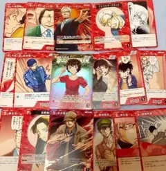 【新たなる謎】世良真純CP、赤井務武R、ジェイムズR等　赤デッキ17枚　TCG