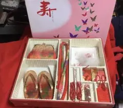 子供用(3〜5才)祝い帯小物8点セット 美品