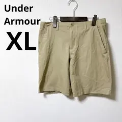 Under Armour XL ベージュ ショートパンツ フロントポケット付き