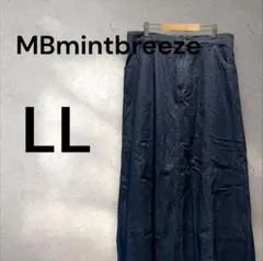 SUMMERSALE　ミントブリーズ　デニムスカート　LL
