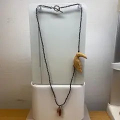 木製鳥ペンダントネックレス