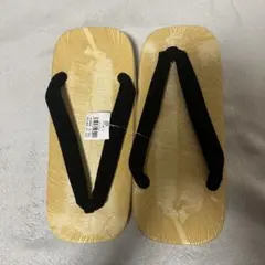 雪駄 黒 LLサイズ