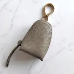 ハシバミ カラバッシュ スマートキーリング キーケース グレイッシュベージュ