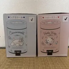 シナモロール ハローキティ ダストボックス 全２種