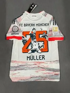 25-26バイエルンアウェイ記念版サッカーウェア25番ミュラー