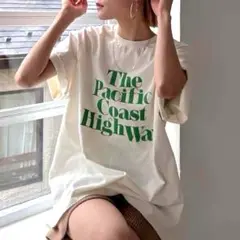 ❗8/10までSALE❗★Ungrid★ヴィンテージウォッシュロゴビッグTシャツ