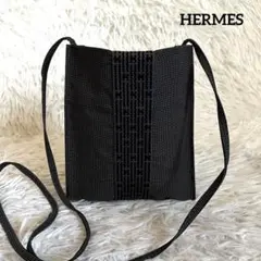 極美品✨ エルメス エールライン ショルダーバッグ グレー 斜め掛け ポシェット