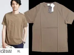 新品　定価5000円 ナノユニバース　ドレス　Tシャツ　XL　ブラウン