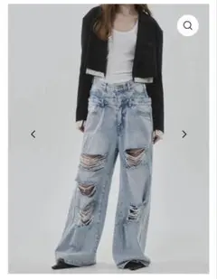 パンツ THETOE Lexington double belt denim pants Lexington Double Belt Denim Pants – THE TOÉ