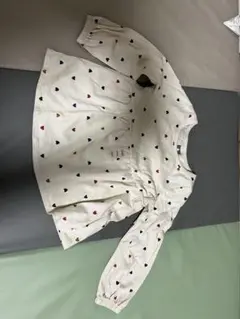GAPハート柄長袖トップス 100cm