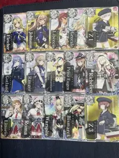 艦これアーケード　海外艦15枚セット