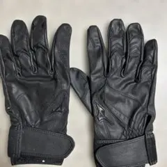 Mizuno バッティング用手袋 ブラック　M