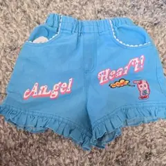 エンジェルハート　ズボン　ブルー　青　110cm　平成女児　レトロ