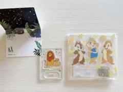 チップとデール クラリス ライオンキング　アクリルスタンド セット