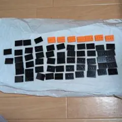LEGO 黒 オレンジ 台座
