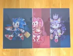セガ ラッキーくじ「ソニック・ザ・ヘッジホッグ」クリアファイル