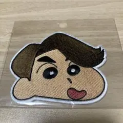 ソフトバンクホークス クレヨンしんちゃんコラボ 刺繍ワッペン 周東佑京