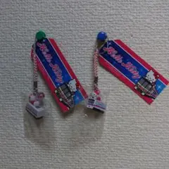 ご当地　サンリオ　キティ　京王線　タグ付き　電車　ストラップ　絶版　セット