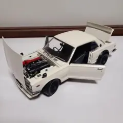 ●美品● 京商ミニカー1/18 ハコスカGTR チューンドバージョン　ホワイト 京商 ミニカー | 京商 サムライ 1/18 日産 GT-R ニスモ 2024