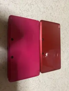 ニンテンドー3DS 本体 ピンクと赤　ジャンク