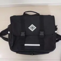 【値下げ 中古品】通学バッグ 3WAY ショルダーバッグ 反射材付き ブラック