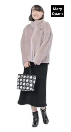 マリークワント クラシカルデイジープリントミニトート Mary Quant 花柄