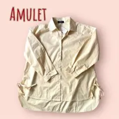 新品タグ付き Amulet 長袖 ブラウス フリーサイズ