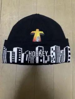 HOCKEY ニット帽　ビーニー　黒