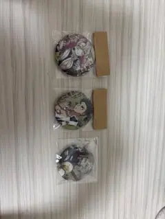 アニメキャラクター 缶バッジ 3個セット