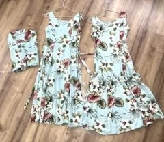 【極美品】ハワイ　アロハ　ワンピース　男女　セット　まとめ売り