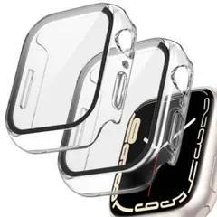 2個❣️41mm Apple Watch 保護カバー　防水　ガラスフィルム