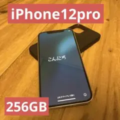 【最終値下げ】iPhone12pro 256GB シルバー 本体