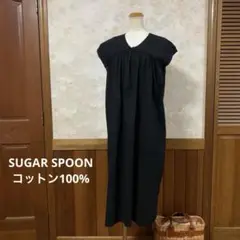 SUGAR SPOONコットン100%フレンチスリーブワンピース♡