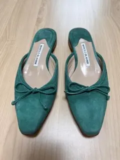 manolo ballerimu asiago RH別注 マノロフラットミュール