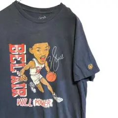 BFCF バスケ Tシャツ 古着 黒 BEL AIR 選手 スポーツ イラスト