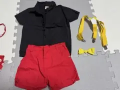 【4点セット】キッズ 男の子 コスチューム コスプレ 子供 ミッキー 110cm