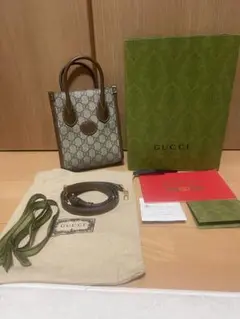 グッチ Gucci インターロッキング G ミニトートバッグ