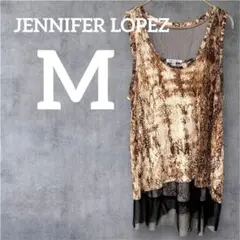 JENNIFER LOPEZ 【M】スネークプリント ノースリーブ　おしゃれ