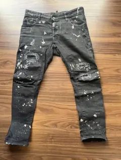 DSQUARED2 TIDY BIKER ブラックデニム サイズ46