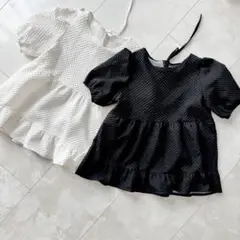 ペプラムブラウス セット
