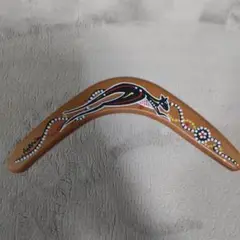 オーストラリア製　カンガルーデザイン 木製ブーメラン