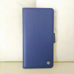 Galaxy A54 5G 手帳型 ケース ネイビー 落ち着いた 大人 青