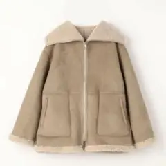 macphee マカフィー エコムートンリバーシブルコート