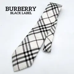 【BURBERRY BLACK LABEL】ノバチェック ネクタイ シルク