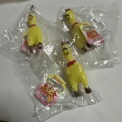 びっくりチキン　叫ぶびっくりチキン　キーホルダー3体