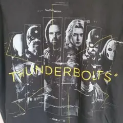 マーベル サンダーボルツ Tシャツ ブラック Lサイズ